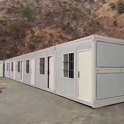 China Henan Sitio minero Casas prefabricadas Casa móvil Contenedor de almacenamiento portátil barato de 20 pies